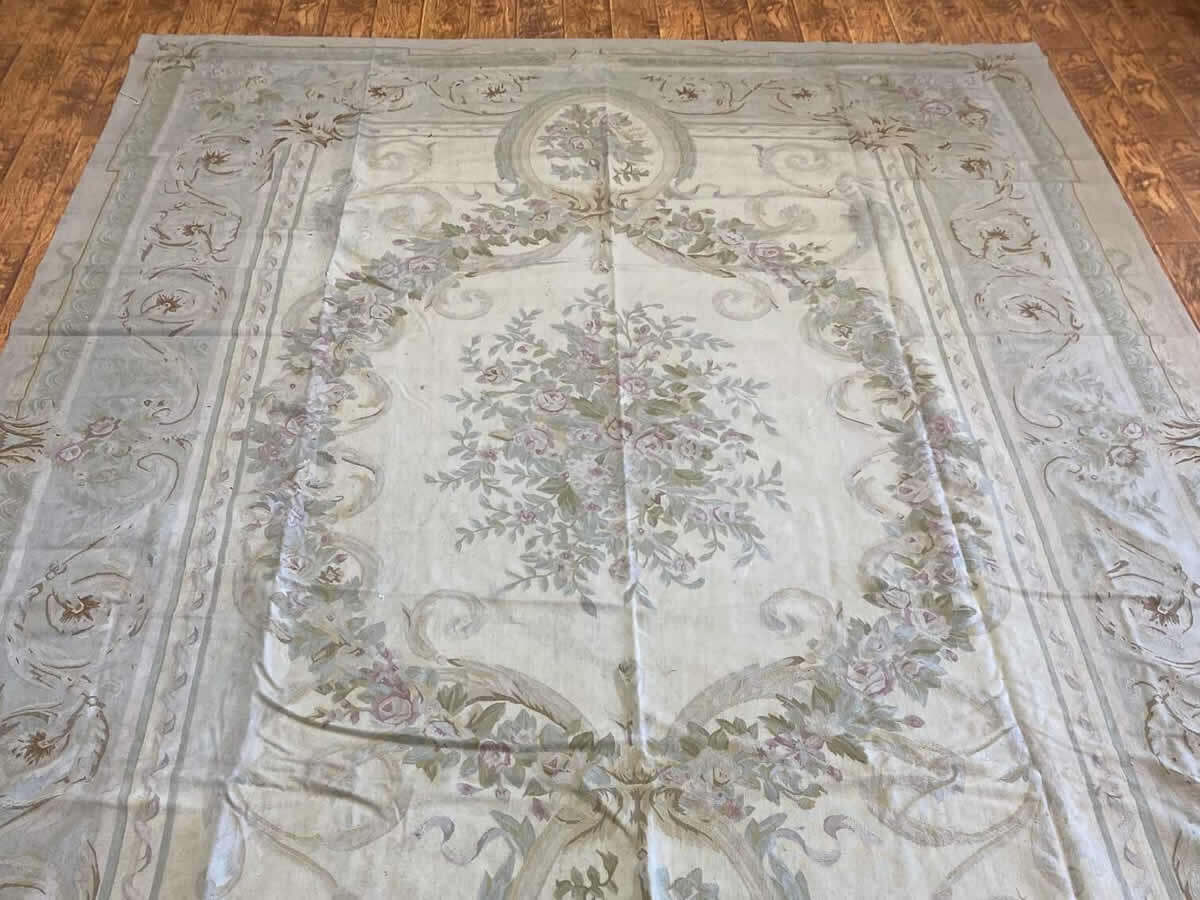 faded gray rug for appraisal