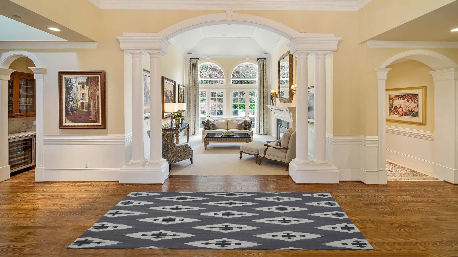 elegant charcoal gray carpet