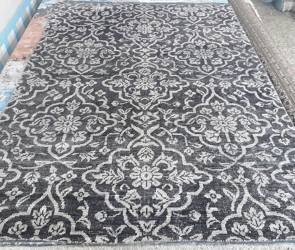 old black rug for sale