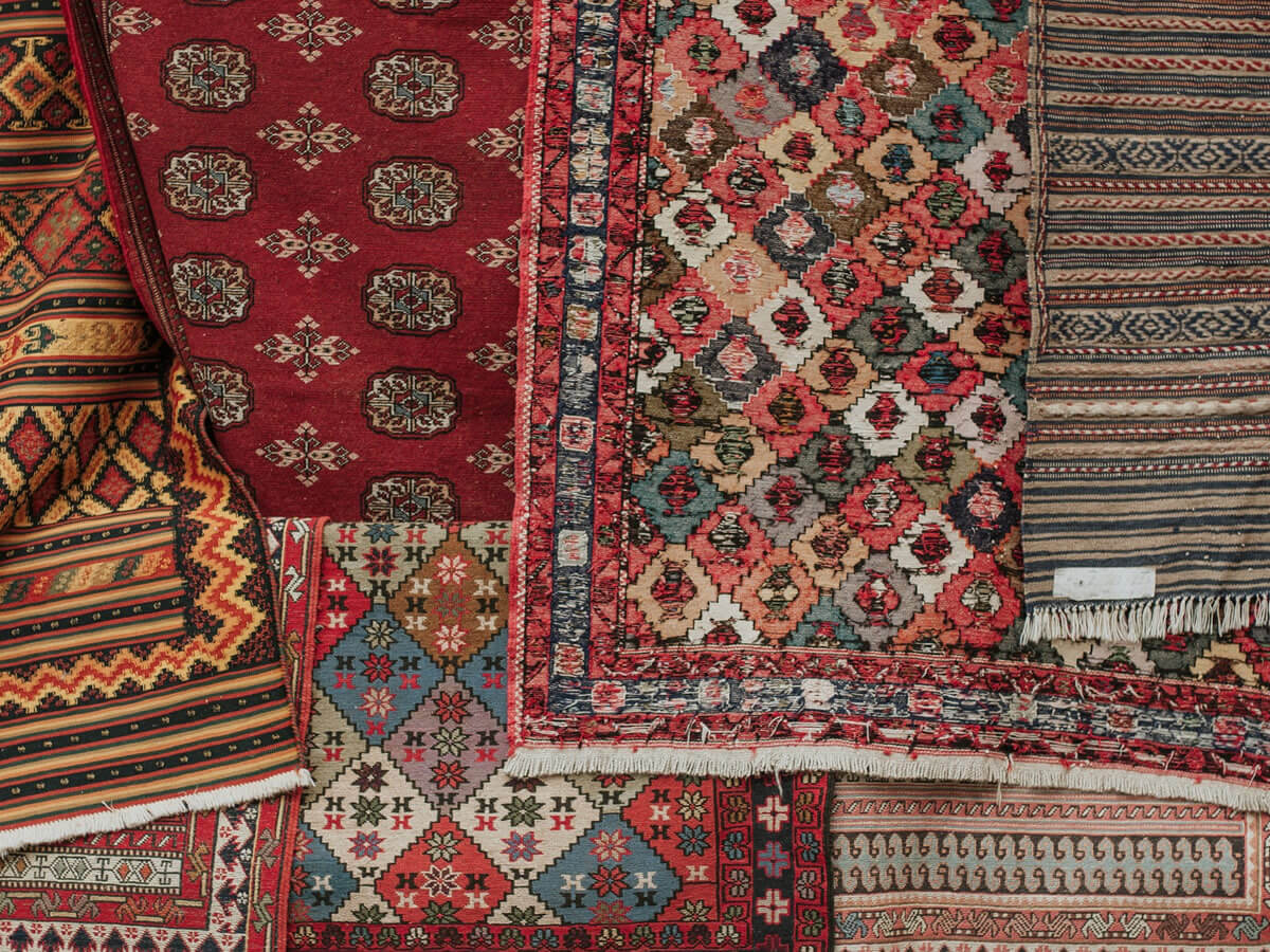 Collection of handmade carpets and rugs